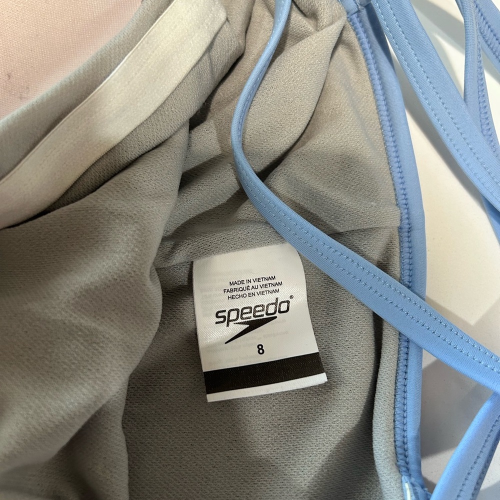 Speedo Light Blue Swimsuit - Picture 14 of 16